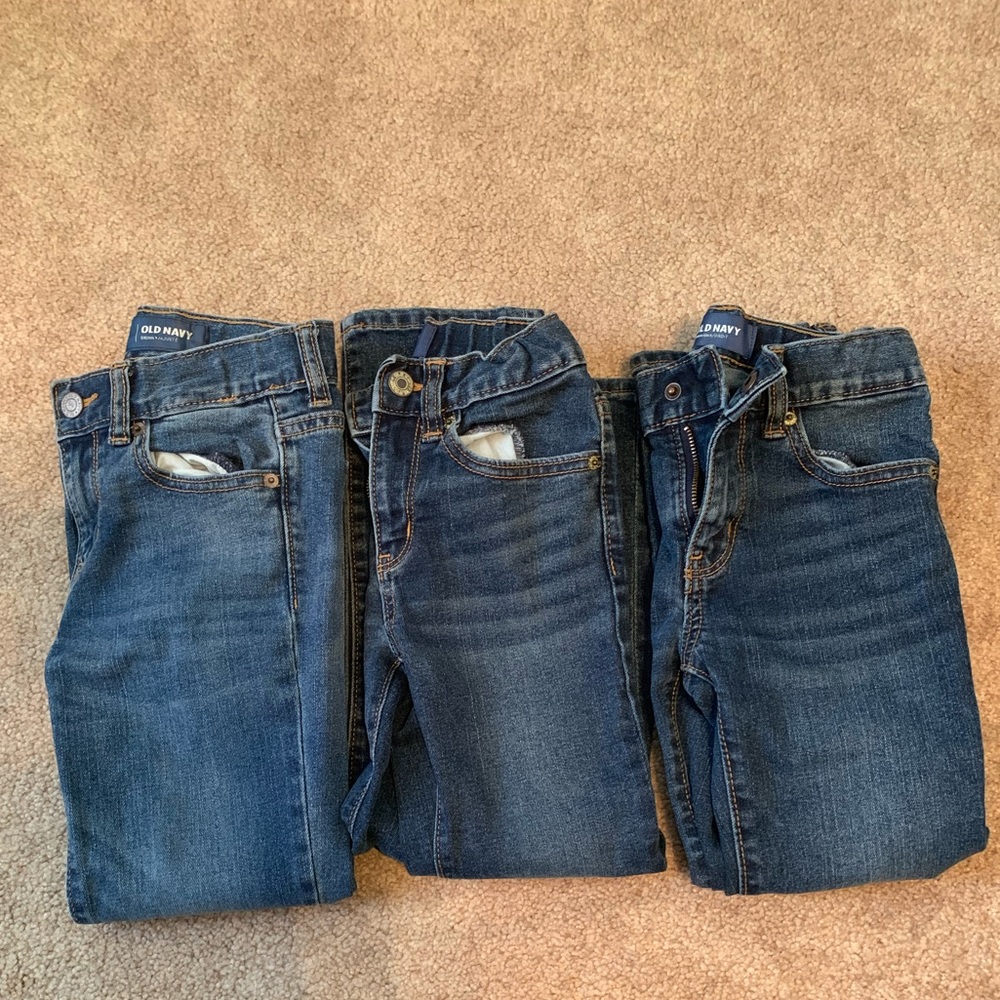 Old Navy Lot of 3 pair boys jeans size 6